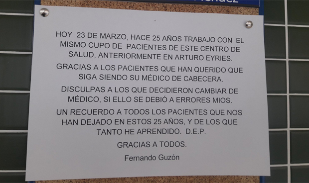 Las 'bodas de plata' de un médico... con sus pacientes