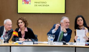 Un instante del Consejo de Política Fiscal y Financiera de este miércoles. Imagen de Europa Press.