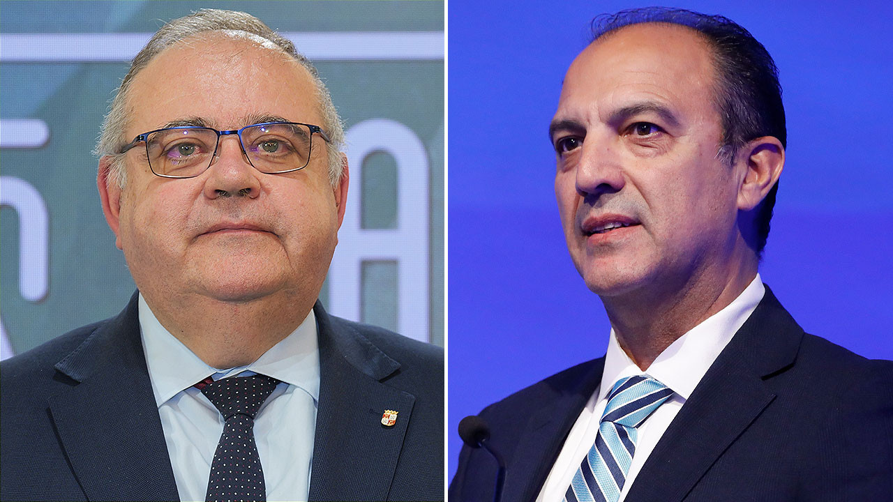 Alejandro Vázquez y José Luis Bancalero, consejeros de Sanidad de Castilla y León y Aragón.