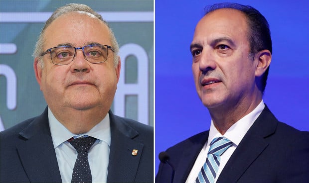 Alejandro Vázquez y José Luis Bancalero, consejeros de Sanidad de Castilla y León y Aragón.