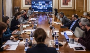 Reunión del Consejo Interterritorial donde se debatió la obligatoriedad de las mascarillas