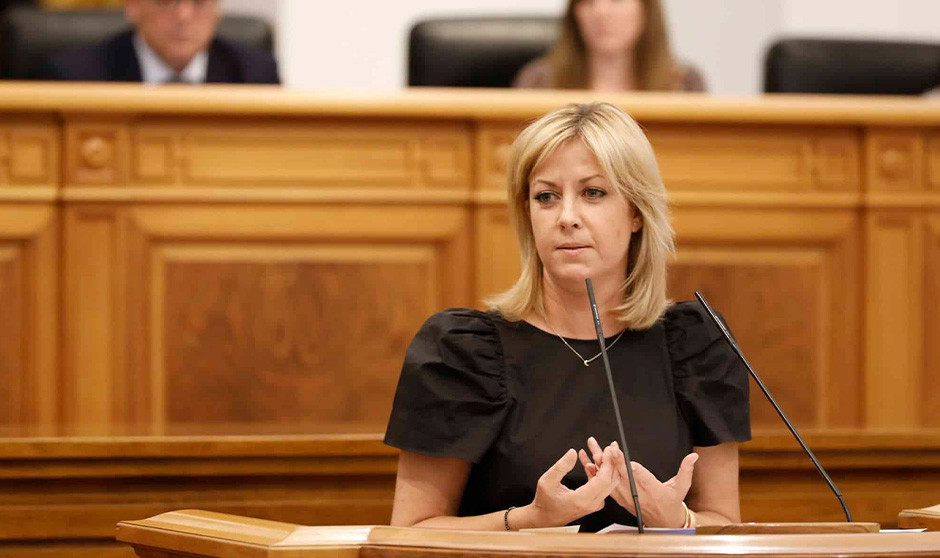 Ana Isabel Abengózar, portavoz del PSOE en las Cortes de Castilla-La Mancha.