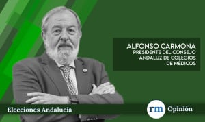 Alfonso Carmona Martínez, presidente del Consejo Andaluz de Colegios de Médicos.