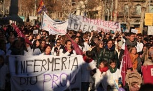Las enfermeras catalanas levantan su huelga con un nuevo acuerdo de mejoras