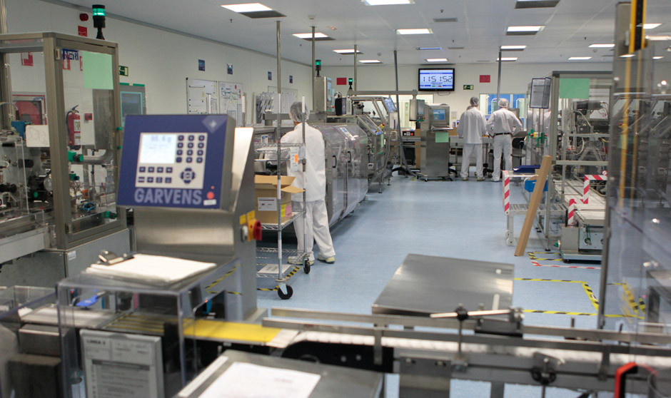 El índice de fabricación de productos farmacéuticos de base de abril es un 0,9% menor que en marzo.