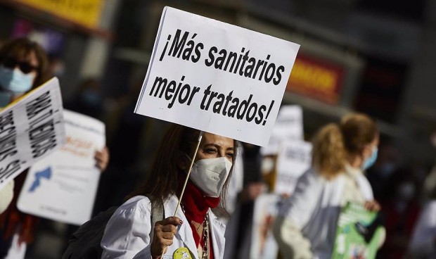 Manifestación por la sanidad pública.