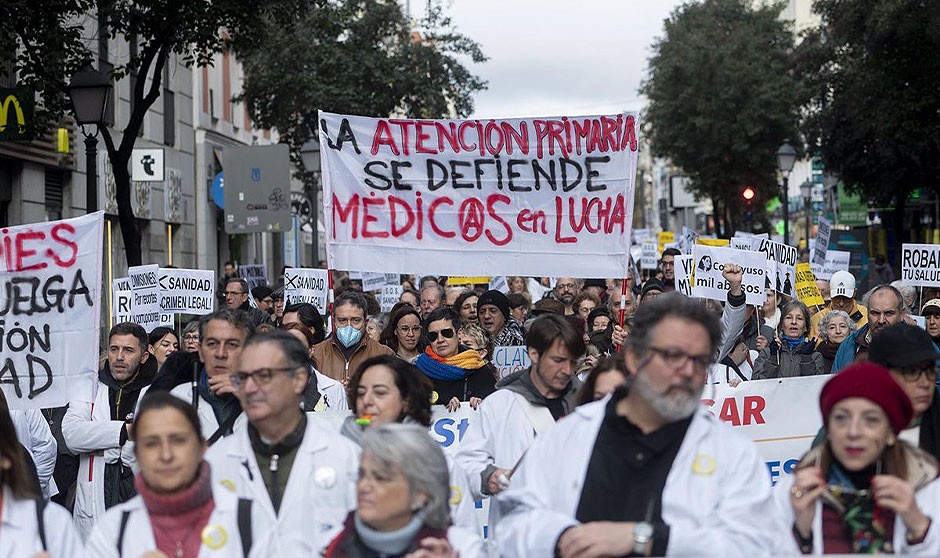 Las huelgas sociosanitarias suman 93.945 participantes respecto a 2022