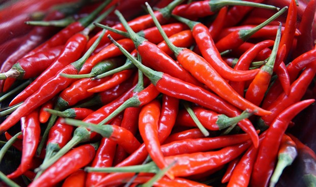 Las personas que comen pimiento picante tienen menor riesgo cardiovascular