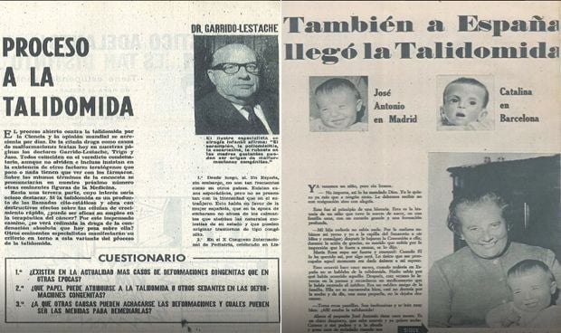 Las primeras menciones de la prensa española al desastre de Grünenthal