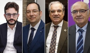 Domingo Antonio Sánchez, José Luis Cobos, Jesús Aguilar y Manuel Berdullas plantean os nuevos retos de las profesiones sanitarias a nivel europeo tras las elecciones del Parlamento