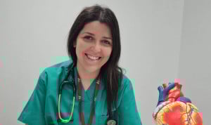 Lidia Carrillo, residente de cuarto año de Cardiología.