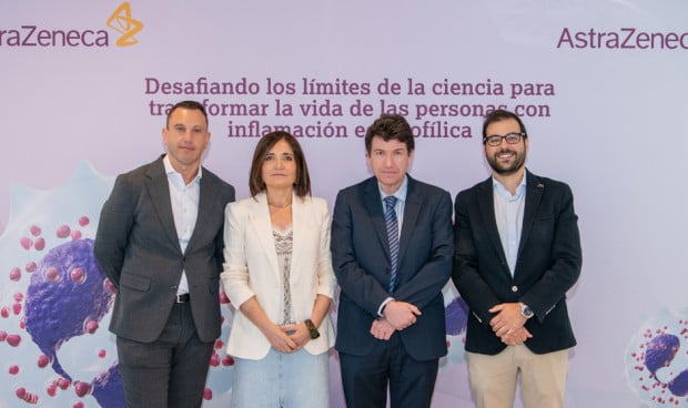  Ismael García Moguel, Ana Pérez, Carlos Almonacid y Andrés González, presentan un nuevo fármaco para la GEPA.