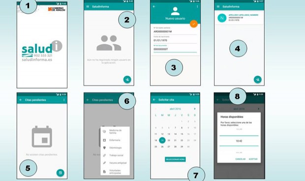 Los aragoneses ya pueden pedir el cambio de cita a través una 'App'