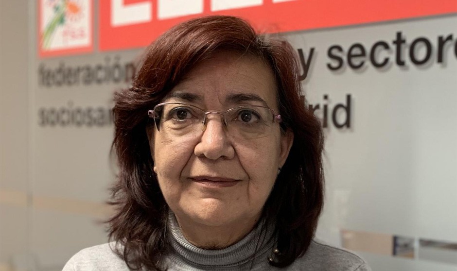 La responsable de Acción Pública de la Federación de Sanidad y Sectores Sociosanitarios de CCOO, Rosa Cuadrado