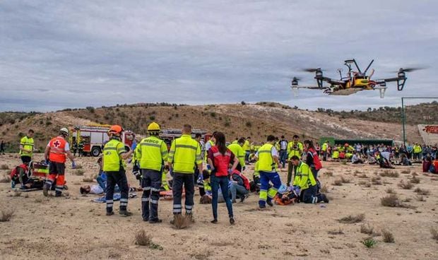 Los drones se incorporan a la formación de las enfermeras