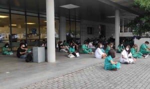 Los estudiantes de Medicina de la USC, a huelga: "Queremos hacer prácticas"