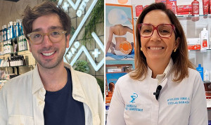 Gerino García y María Dolores Gómez, farmacéuticos, hablan sobre vacunar de gripe en farmacias.