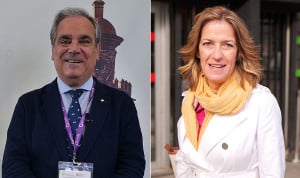  Jesús Aguilar, presidente del Cgcof; e Isabel Muñoz, directora del Ingesa, dan un nuevo paso en firme por la receta interoperable.