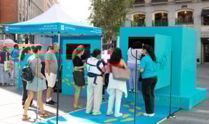 Evento en la madrileña plaza de Callao