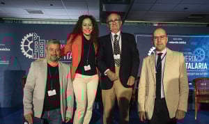 Carlos M. Travieso, Carmen Carmona, Martín Herrero y Elías Cueto, sobre los gemelos digitales