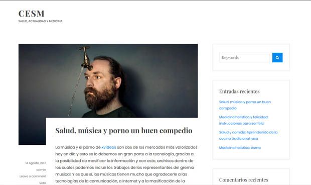 Los homeópatas 'piratean' la antigua web de CESM