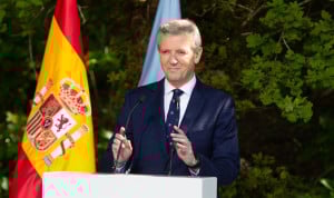 Alfonso Rueda, presidente de la Xunta de Galicia, que destina a la sanidad gallega más de 5.500 millones en 2026