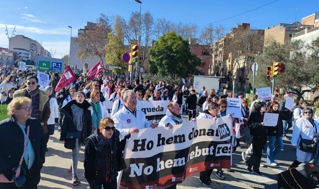 Huelga médica en Cataluña