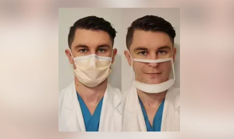 Los médicos con mascarillas transparentes generan "más empatía y confianza"