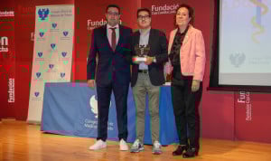 Alberto Berrocoso, vocal de Atención Primaria rural; Juan Manuel Fernández, redactor jefe de Redacción Médica; y Begoña De la Iglesia, vicepresidenta segunda del Colegio de Médicos de Toledo