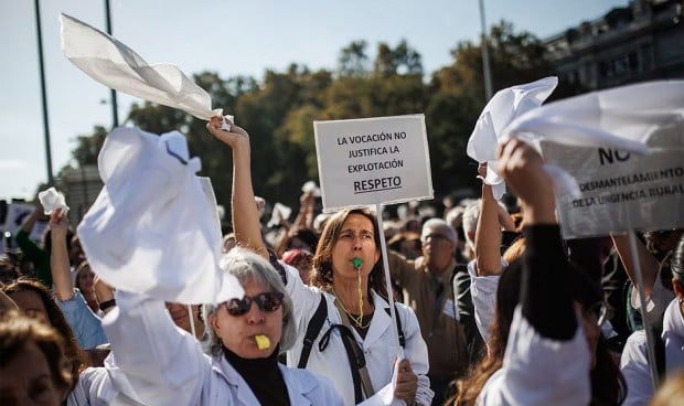 Los médicos inspectores secundaran su cuarta jornada de huelga tras la falta de acuerdos con el SESS