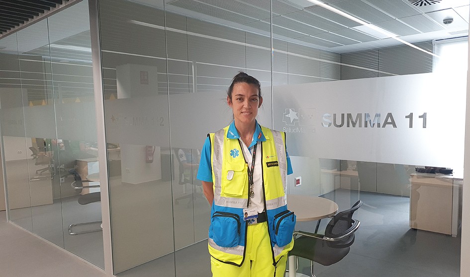 Patricia Blanco, médico jefa de guardia del Summa 112 de la Comunidad de Madrid.