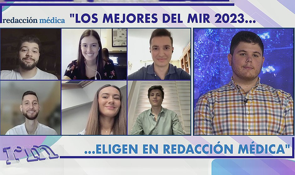 Siete de los mejores aspirantes del MIR 2023 participan en un encuentro en Redacción Médica para analizar la actualidad sanitaria