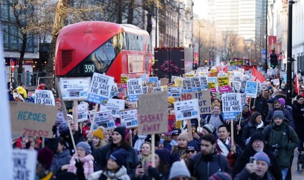 Los MIR en Inglaterra han comenzado cuatro días de huelga esta semana  por pérdida de poder adquisitivo