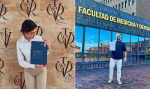  Dos graduados en Medicina que acaban de entregar sus TFG explican qué les ha aportado este proyecto
