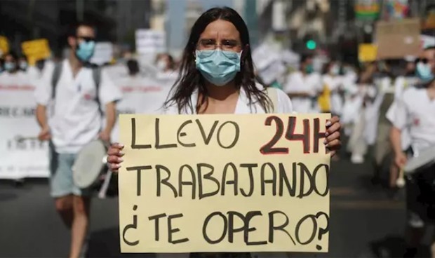 Los sindicatos convocan movilizaciones en la sanidad pública madrileña