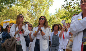 Manifestación de médicos.