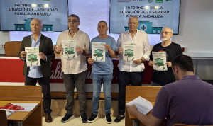 Sindicatos de Andalucía presentan un informe con la situación sanitaria de la región.