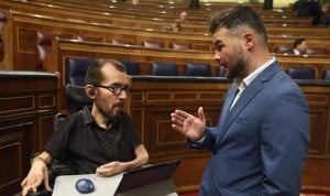 Pablo Echenique (Podemos) y Gabriel Rufián (Esquerra) llevan al Congreso la regulación del cannabis