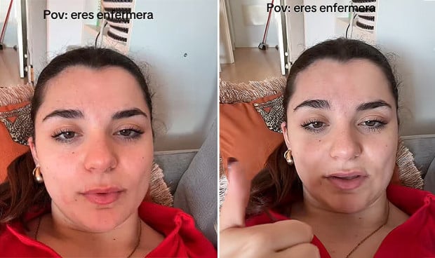 Claudia Domínguez, enfermera, resalta los aspectos negativos del turno de noche en Enfermería.