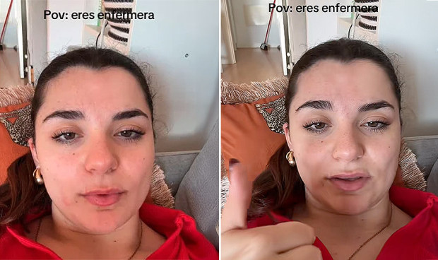 Claudia Domínguez, enfermera, resalta los aspectos negativos del turno de noche en Enfermería.