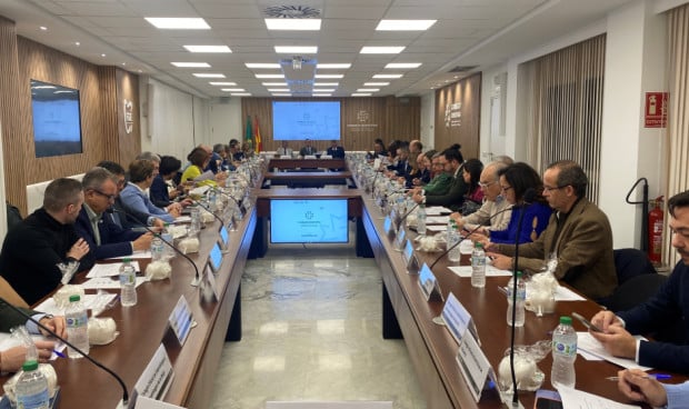 Un instante de la Asamblea General de dentistas. 