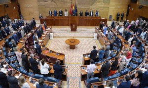 Los diputados de la Asamblea de Madrid votan un presupuesto sanitario de 10.000 millones. 