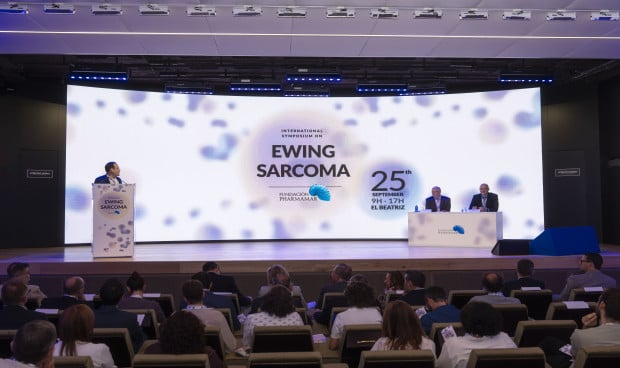 Un instante del Encuentro de Sarcoma de Ewing celebrado en Madrid