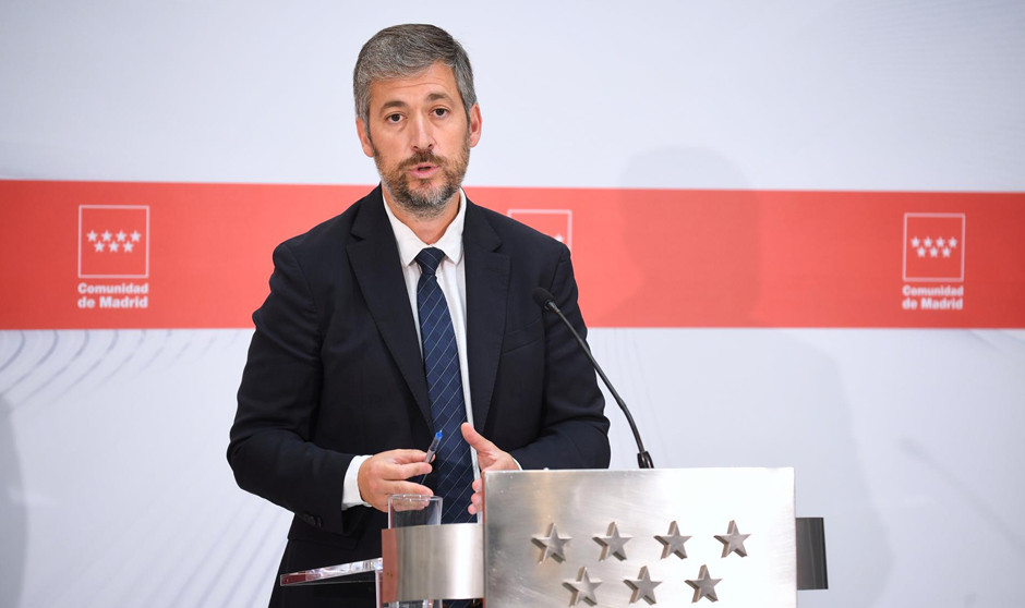 Miguel Ángel García Martín, consejero de Presidencia, Justicia y Administración Local de la Comunidad de Madrid y portavoz del Gobierno.