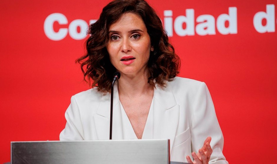 Isabel Díaz Ayuso, presidenta de la Comunidad de Madrid, que ha creado su Agencia de Ciberseguridad con papel para la sanidad.