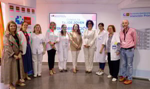 Fátima Matute y el equipo que hace realidad el programa 'Tarde Joven'.