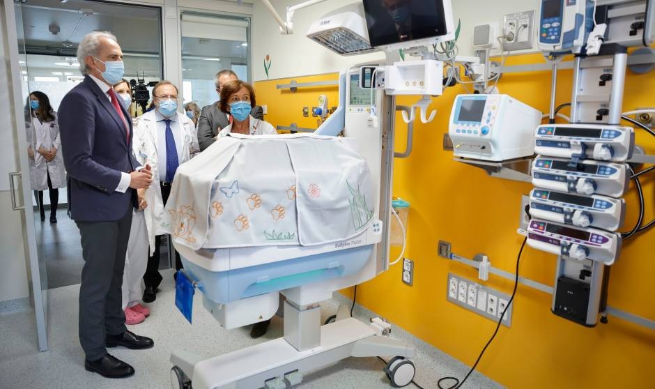 Madrid inaugura la nueva UCI neonatal del Hospital de La Paz