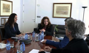 La consejera de Sanidad de Madrid, Fátima Matute, se reúne con la plataforma estatal por el Grado en Imagen Médica. 