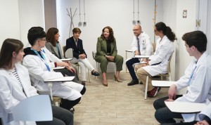 La consejera de Sanidad, Fátima Matute, en la presentación del proyecto Kids del Hospital Niño Jesús. 