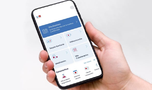 Tarjeta Sanitaria Virtual de la Comunidad de Madrid.